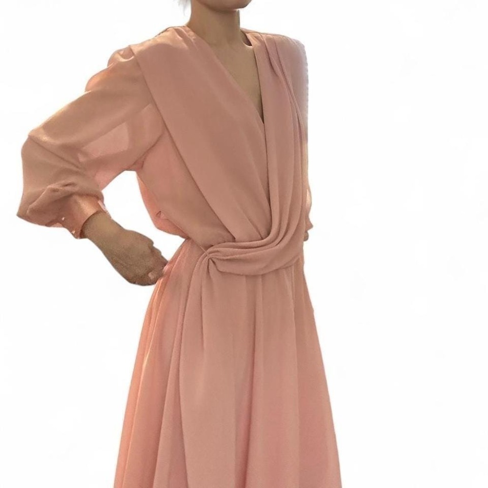 Ursula of Switzerland 1960s drape dress